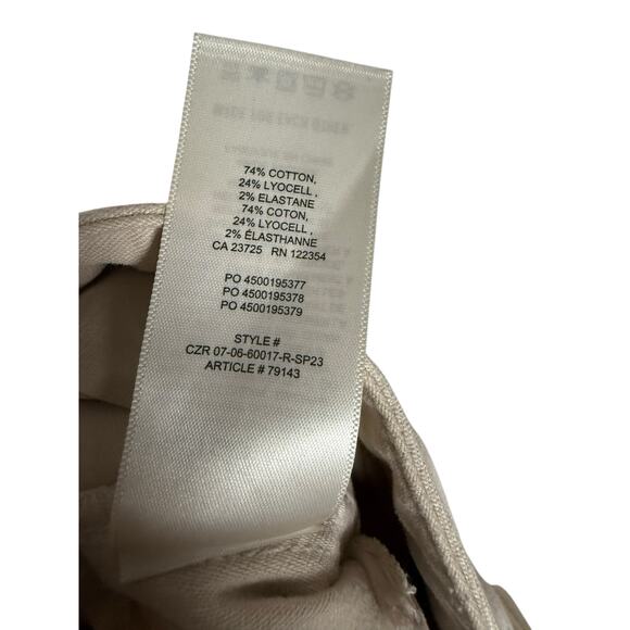 Wilfred Free Aritzia Brennan Birch Cream High Rise Utility Straight Leg Pants 2 - Picture 12 of 12